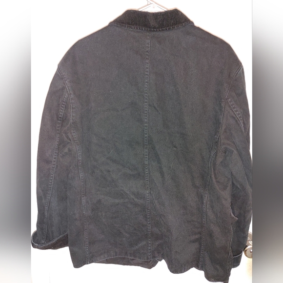 Zara Utility Contrast cotton and corduroy jacket Sz.XL Black - Picture 7 of 10